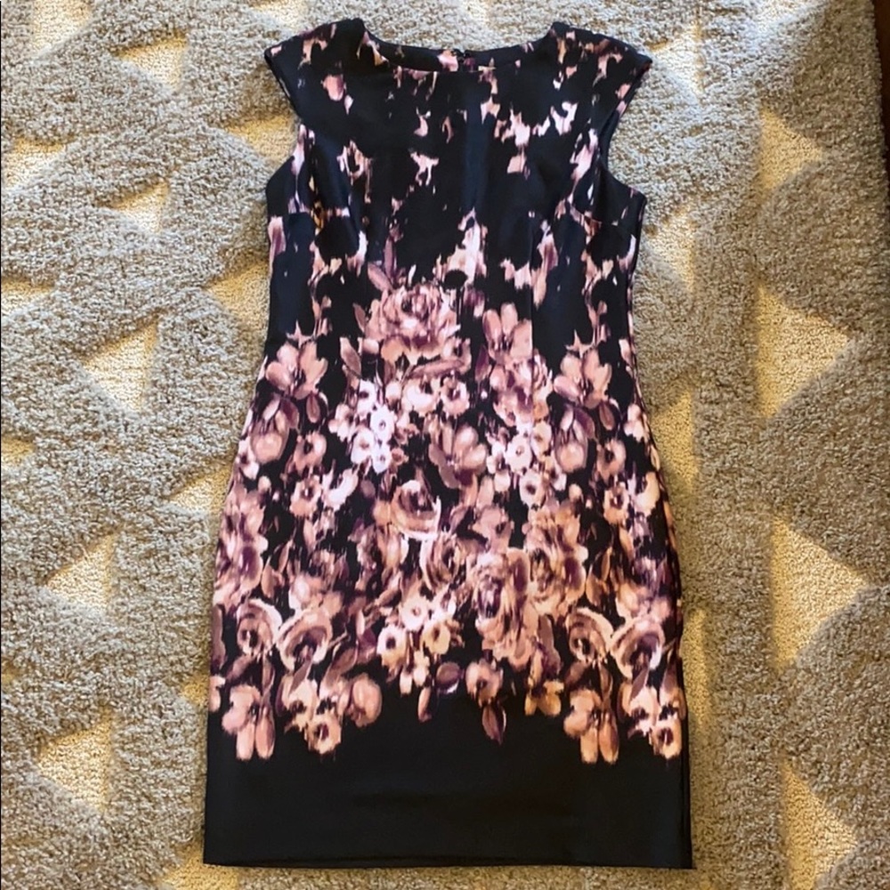 Ladies floral business dress